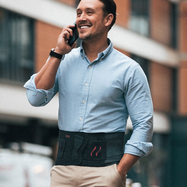 Ceinture lombaire POROSTRAP™ - Noire